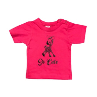 Baby T-shirt met opdruk girafje